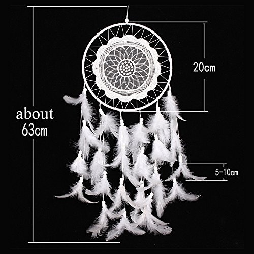 Traumfänger mit Federn Bead Hängende Wandhängen Dekoartikel Ornament - 4