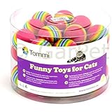 Rainbow Katzen Spielball 36 St. Schaumball Katzenspielzeug Ball Bälle Softball