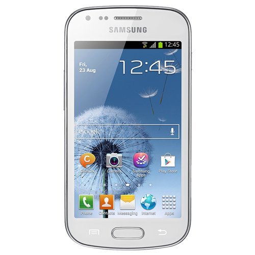 Samsung Trend Plus S7580 Smartphone d  bloqu   3G   Ecran   4 0 pouces 4 Go Simple SIM Android  Blanc
