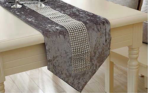 Miaoge-Continental-Mode-Samt-Tischlufer-Couchtisch-Flagge-Polster-Stoff-Tee-Sthle-Mode-Bett-Flagge-30200cm