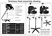 Popamazing Black Washing Mobile Shampoo Sink Basin With Backwash Stand