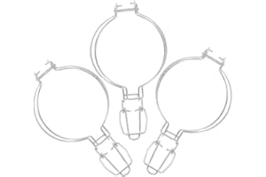 HEALLILY 3 chiusure di bloccaggio di ricambio per barattoli vetro per sigillare ermeticamente ed efficienza conservazione della cucina