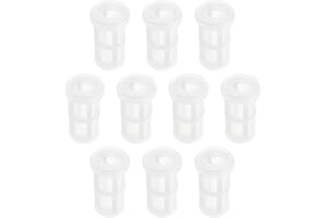 SG Store 10 filtros de pintura de pistola de nailon de malla de 50 filtros de pistola de langosta filtros de pistola de alimentación de succión coladores de pistola de pintura neumática filtro blanco