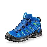 Muster: Mehrfarbig SALOMON Unisex-Kinder X-Ultra Mid GTX J Trekking- & Wanderhalbschuhe, Blau Yonder/Bright Blue/Granny Gree 000, 33 EU