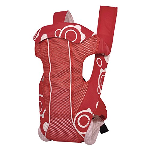 Bebamour Breathe Vented Baby Carrier Backpacks 4 in 1 (red)