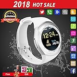Bluetooth Smartwatch Touchscreen Wasserdicht Smart Uhr Sport Fitness Smart Watch mit Whatsapp Handy Uhr Bluetooth Uhr Intelligente Armbanduhr Kompatibel IOS iPhone Andriod Herren Damen Kinder