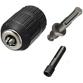 Depolife Kırıcı Delici Mandren Sds Plus Mandren Adapt&ouml;r&uuml; Sds U&ccedil;lu 1/2 Mandren Ve Mıknatıslı Bits Adapt&ouml;r