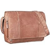 Abmessungen (BxHxT) : ca. 41 x 33 x 13 cm | Material: echtes Leder | Gewicht: ca. 1150 Gramm | Hersteller: STILORD | Kompatibilität: Für 15,6 Zoll Laptops