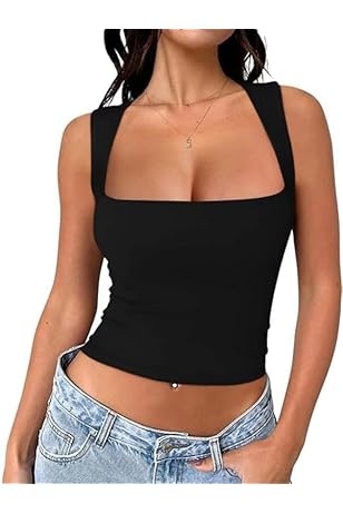 Canotta Donna Elegante Con Scollo A V - Top Sportivo In Viscosa Per Palestra E Casual - Foto 4