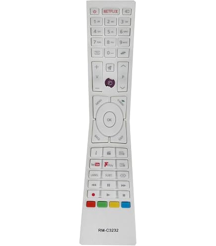 VINABTY RM-C3232 Telecomando Di Ricambio Per JVC TV LT-24C660 LT-24C661