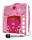 Singing Machine SML-383 Tragbarer CDG Karaoke-Player und 3 CD+Gs Party Packet rose