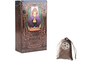 DANGMENG Tarot de la mansión Oscura,Dark Mansion Tarot,with Bag,Party Game