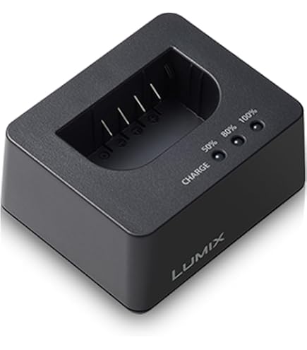 Chargeur Double USB Pour Batteries Panasonic - Compatible DMW-BLE9, DMW-BLH7, Etc. - Alimentation Micro USB - 11