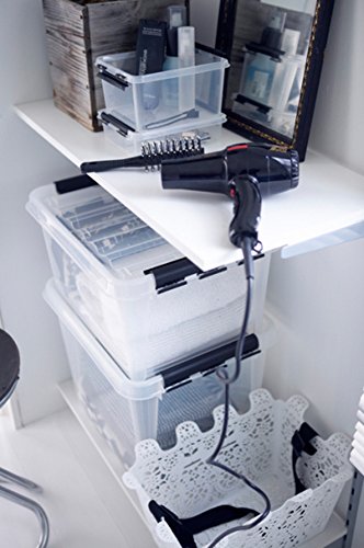ORTHEX Smart Store Classic 1 / 10 Stück Aufbewahrungsboxen mit Clip-Verschluss im SET, inkl. Beschriftungsetiketten - 5