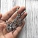 Produktbild NYAOLE Gothic Style Spinne Cobweb Anhänger Schlüsselanhänger Vintage Kreative Horror Paar Keychian Halloween Schlüsselanhänger Autoschlüssel Handy Taschen Zubehör