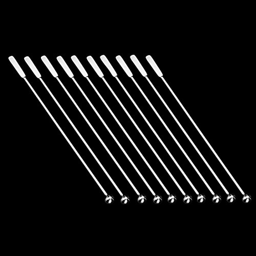 FOKOM 10 St. 19cm Cocktailspieße Cocktailrührer Rührstäbchen Kaffeerührer Cocktail Stirrer Swizzle Stick Kaffee Stirrer Rührer - 5