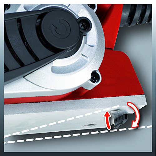 Einhell Elektrohobel TE-PL 850 (850 W, Hobelbreite 82 mm, Spantiefe 3 mm, Falztiefe 18 mm, Falztiefenanschlag, Parallelanschlag, Absaugadapter, Zubehördepot) - 7