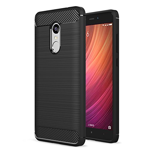 Xiaomi Redmi Note 4X 5 5  Funda  SMTR Calidad premium Cubierta Delgado material de silicona Funda Protective Case Cover  Dise  o durable   M  xima protecci  n contra golpes  para Xiaomi Redmi Note 4X 5 5  - negro