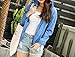Produktbild DYY Sonnenschutzkleidung Weibliche Kurze Sommer Neue Haut Kleidung mit Kapuze langärmeligen Licht Kurzen Mantel Atmungsaktive Sonnenschutzkleidung Weiblich,Blau,XXXL