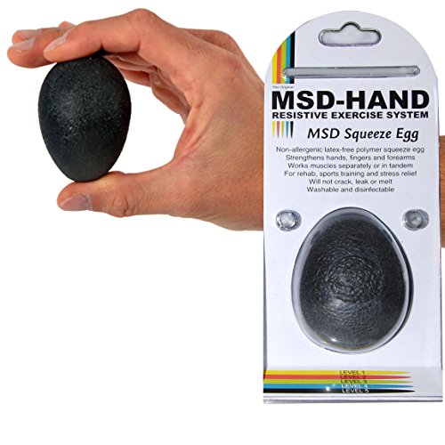 MSD Huevo Terapia mano negro - Extra Forte Rehabilitación Artritis