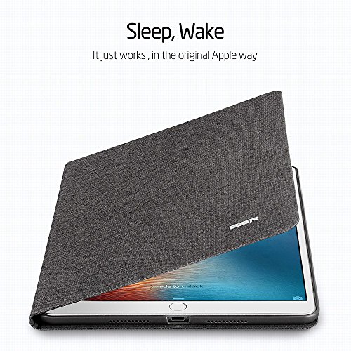 iPad Pro 10.5 Hülle, ESR® Auto aufwachen / Schlaf Funktion und Einstellbarem Blickwinkel Funktion Schutzhülle für iPad Pro 10.5 (Grau) - 7