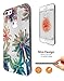 Produktbild C0596 - Beautiful Tall Palm Coconut Trees Paradise Tropical Island Design iphone SE 2016 / iphone 5 5S Fashion Trend Leichtgewicht Hülle Ultra Slim 0.3MM Kunststoff Kanten und Rückseite Protection Hülle - Clear