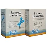 200 x Home Health UK 28G Lancets - Manufacturer Confirmed Fully Compatible Lancets for PiC Indolor, Microlet, Freestyle, Abbott, One Touch , SD and many more..
