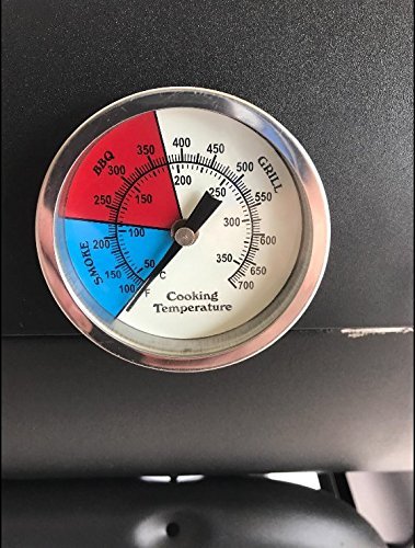 Onlyfire Edelstahl Zeigerthermometer bis 350°C/700°F,3 Zoll(76mm),Thermometer für alle Grills,Ofen, Smoker, Räucherofen und Grillwagen, analog, Grillzubehör (Anzeige: Celsius und Fahrenheit) - 5
