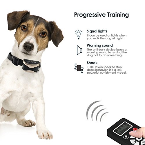 Fanme-800-Yards-Remote-Dog-Training-Collar-Rechargeable-Pet-Training-Collar-with-Automation-Adjustable-Beep-Vibration-Flashlight