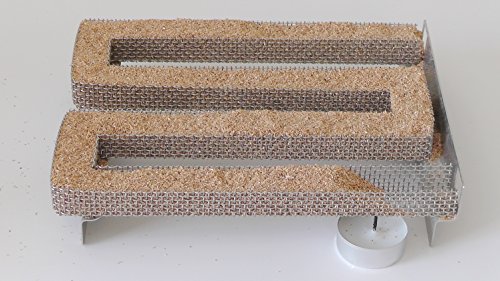 Preisvergleich Produktbild Jaeger-Sparbrand aus Edelstahl V2A, bis 20 Stunden Kaltrauch, Kaltraucherzeuger, Cold Smoke Generator, Food Smoker, Meet Smoker, für Grills, BBQ, Räucheröfen, Made in Germany