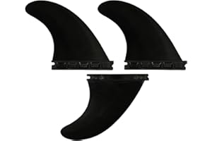 iBOARD Future fins FCS Fins 9 "Centro SUP Paddle Board Pinne Schiuma Accessori Tavola da Surf Softboard Pinne con chiave Fin e Viti