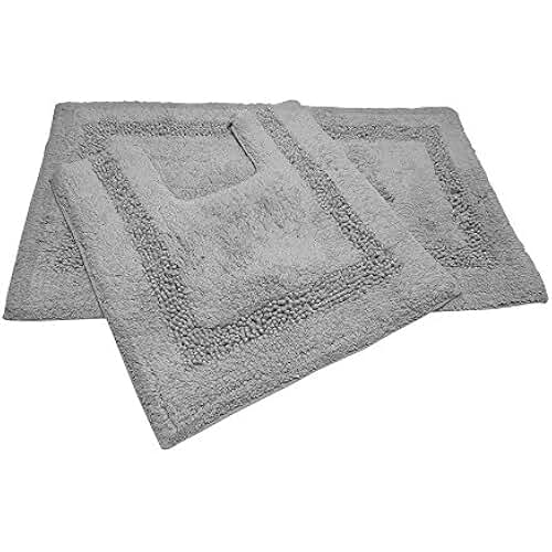 Amazon.co.uk grey bath mat and pedestal set