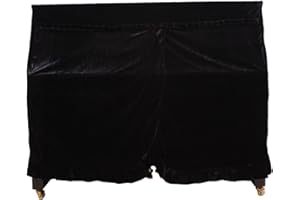 CWOQOCW Weiche Pleuche Grand Piano Abdeckung Klavier Staubschutz Schutz und langlebig resistent gegen Schmutz erhältlich in verschiedenen Farben und Größen (schwarz), 1181111586