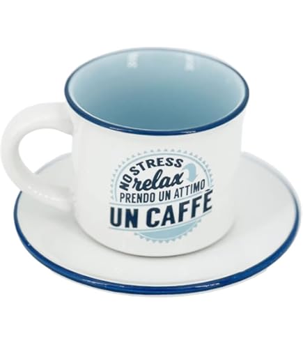 Tazza Caffè Personalizzata Con Nome Giulio E Piattino - Ceramica 240ml Microonde - Foto 3