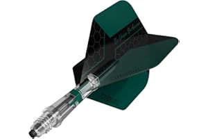 CUESOUL Koff Carbonio Asta per Freccette in con estremità Dell'asta di Ricambio, Alette di Forma Standard Grandi