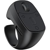 Forzacase Mouse Tasarım Bluetooth Uzaktan Y&uuml;z&uuml;k Kumanda Sayfa &Ccedil;evirici Video Selfie Kumandası FC1160 (Siyah)