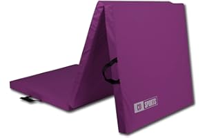 Tapis de gymnastique CalmaDragon 85620 Tapis de protection imperméable en mousse de PU en 3 panneaux pliants Epaisseur 5 Cm