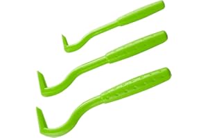 SIOPPKIK 3PCS Pince à Tiques, Crochets à Tiques, Pièges à Tiques, Pièges à Tiques pour Chiens et Chats, élimination des Tiques et des Puces, Vert