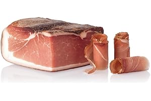 Speck Alto Adige IGP, charcuterie typique du Sud Tirol, Salumi Pasini, tranche, 700gr