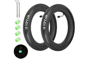 YEHOLDING 12 pollici Passeggino Tubo 12 1/2 x 2 1/4 Tubo con valvola angolare 45° incl. leve di montaggio, 12,5 x 2,25 57 – 203 tubo compatibile con passeggino, triciciclo, bicicletta