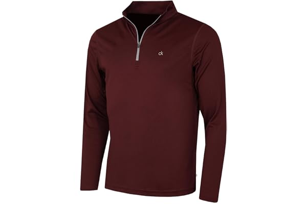 Calvin Klein unisex - vuxen Harlem Tech 1/4 Zip Golftröja