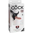 King Cock Strap-On-Harness with 6" Cock Light 6 Inch