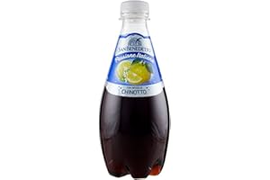 San Benedetto Chinotto Passione Italiana Lot de 12 flacons de soude 100 % italienne en PET 40 cl