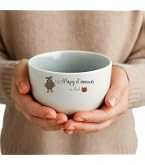 Grand Bol Personnalisé 600 Ml - Message & Prénom Au Choix - Cadeau Anniversaire, Noël, Maman, Papi, Mamie - Idée Cadeau Originale