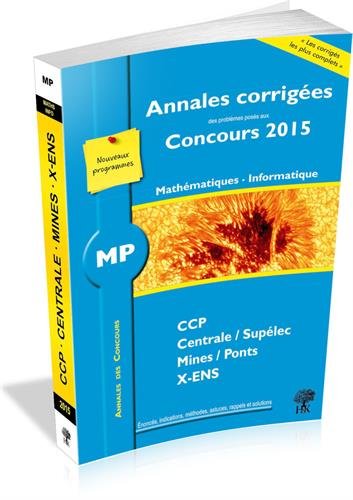 MP Mathématiques Informatique MP Mathématiques Informatique