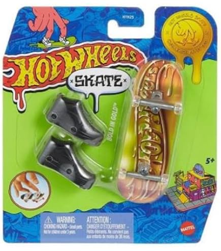 Hot Wheels Skate – Coffret Camion Tacos Avec Skatepark Portable, Fingerboard Exclusif Et Chaussures De Doigts, Dès 3 Ans
