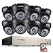 Produktbild ZOSI 8CH 720P AHD DVR Video Überwachungssystem 8 * 720P Außen HD Überwachungskamera, Sicherheitskamera Set, 20M Infrarot IR Nachtsicht, Bewegungserkennung (1TB HDD)