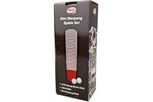 MBP MY BEER PONG Lot de 20 mini jeux Beerpong