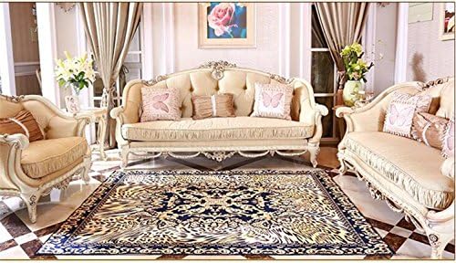 DDDBAY Rug European Simple Modern Indoor Carpet Anti-Skid Cozy Fashion Living Room Bedroom Rectangular Brand New European Carpet , 180*260cm
