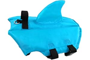 BEITO Dog Life Vest Summer Shark Pet Life Safety Jacket Clothes Cani Costumi da Bagno Animali Nuoto Sicurezza Vestito per Small Medium Large Dog